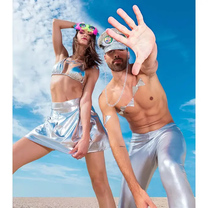 Boland Regenboog Partybril Rave- Feestbril met regenboog pluche