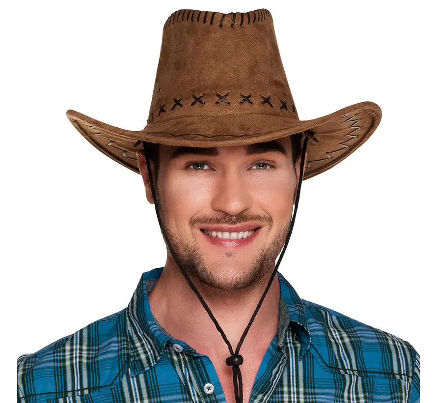 Chapeau cowboy Elroy marron - Chapeau cowboy marron