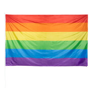 Boland Polyester vlag Regenboog (200 x 300 cm)