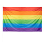 Polyester vlag Regenboog (200 x 300 cm) - Grote regenboog polyester vlag
