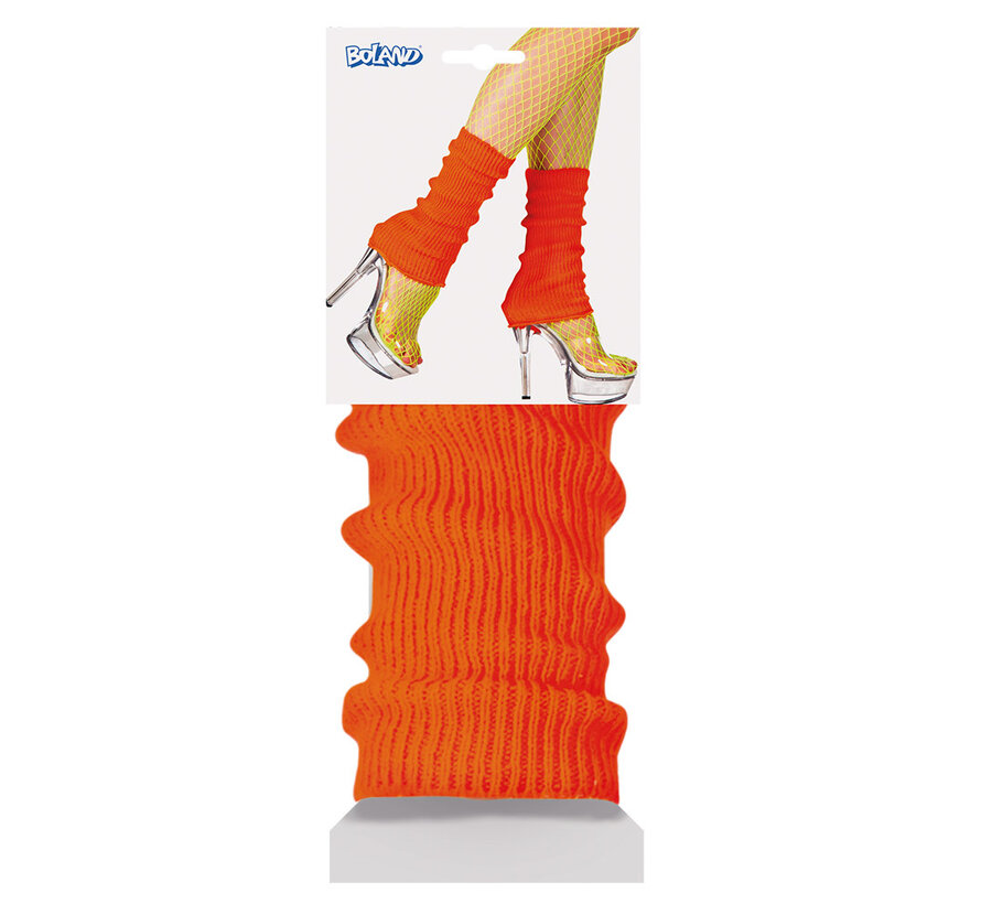 Leg warmers neon orange - Leg warmers in bright orange