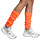 Leg warmers neon orange - Leg warmers in bright orange