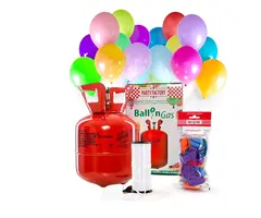 Party Factory Helium balloons 20 pieces with balloon gas