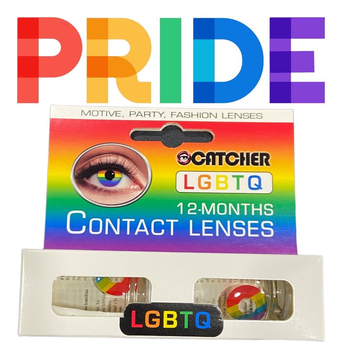 Zoelibat - Eyecatcher Pride kleurlenzen  - Kleurrijke Regenboog jaarlenzen