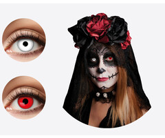 Zoelibat - Eyecatcher Lentilles Duo Color Rouge vs Blanc