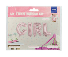 FOLAT Set de ballons aluminium Girl