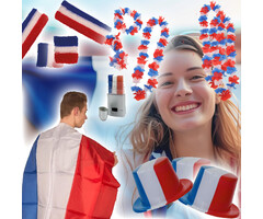 Partyline Kit supporters France - Kit avec 33 accesoires de France