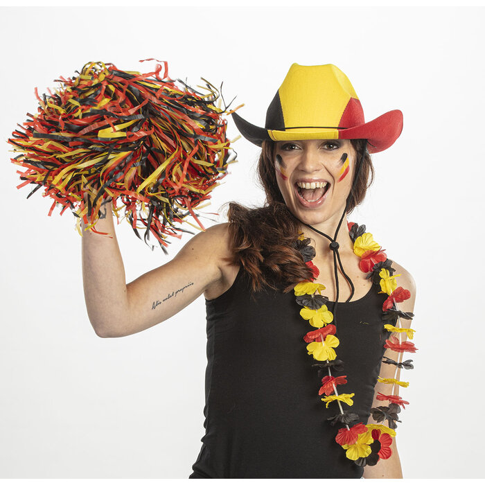 Partyline Hawaii Garland Belgium - Hawaii garland in three colours red, yellow and black