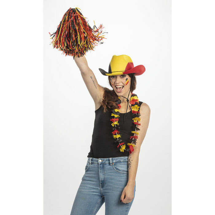 Partyline Hawaii Garland Belgium - Hawaii garland in three colours red, yellow and black