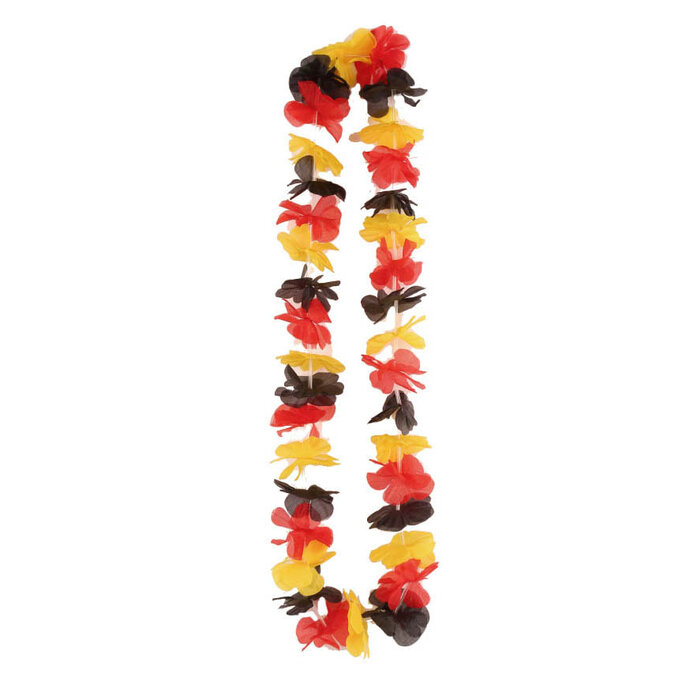 Partyline Hawaii Garland Belgium - Hawaii garland in three colours red, yellow and black
