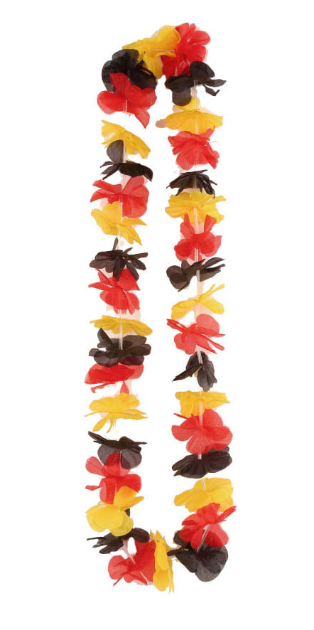 Partyline Hawaii Garland Belgium - Hawaii garland in three colours red, yellow and black