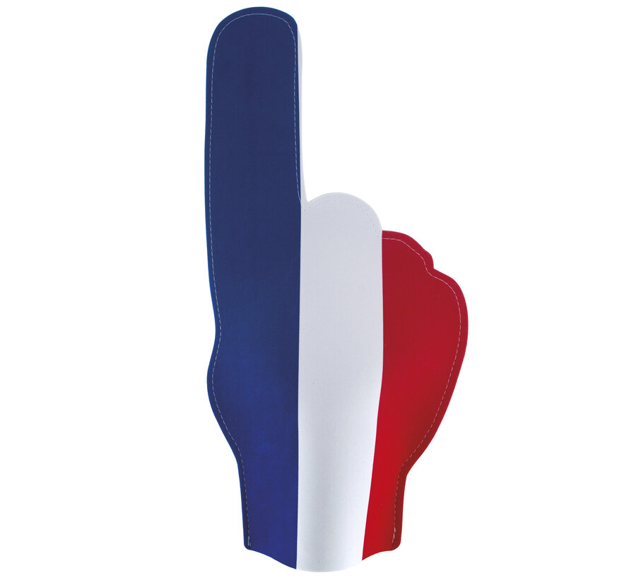 Foam hand Frankrijk - Supporters hand in foam 50 cm