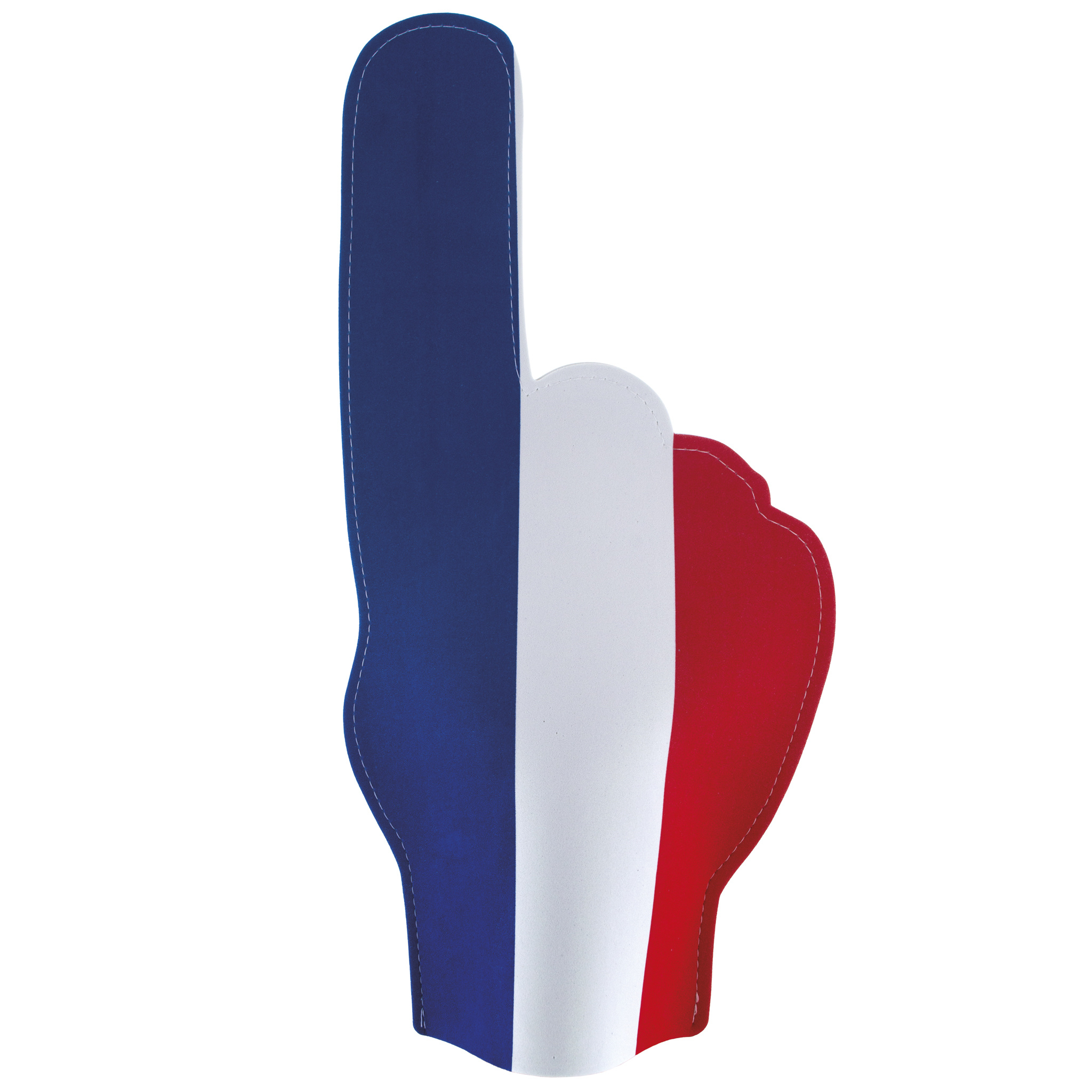 Funny Fashion Main en mousse France- Main de supporter en mousse 50 cm
