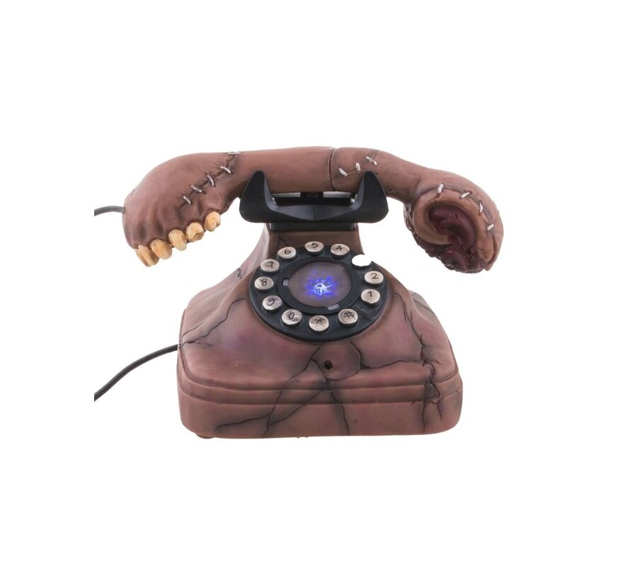 Téléphone effrayant - Téléphone d'Halloween avec son et lumière