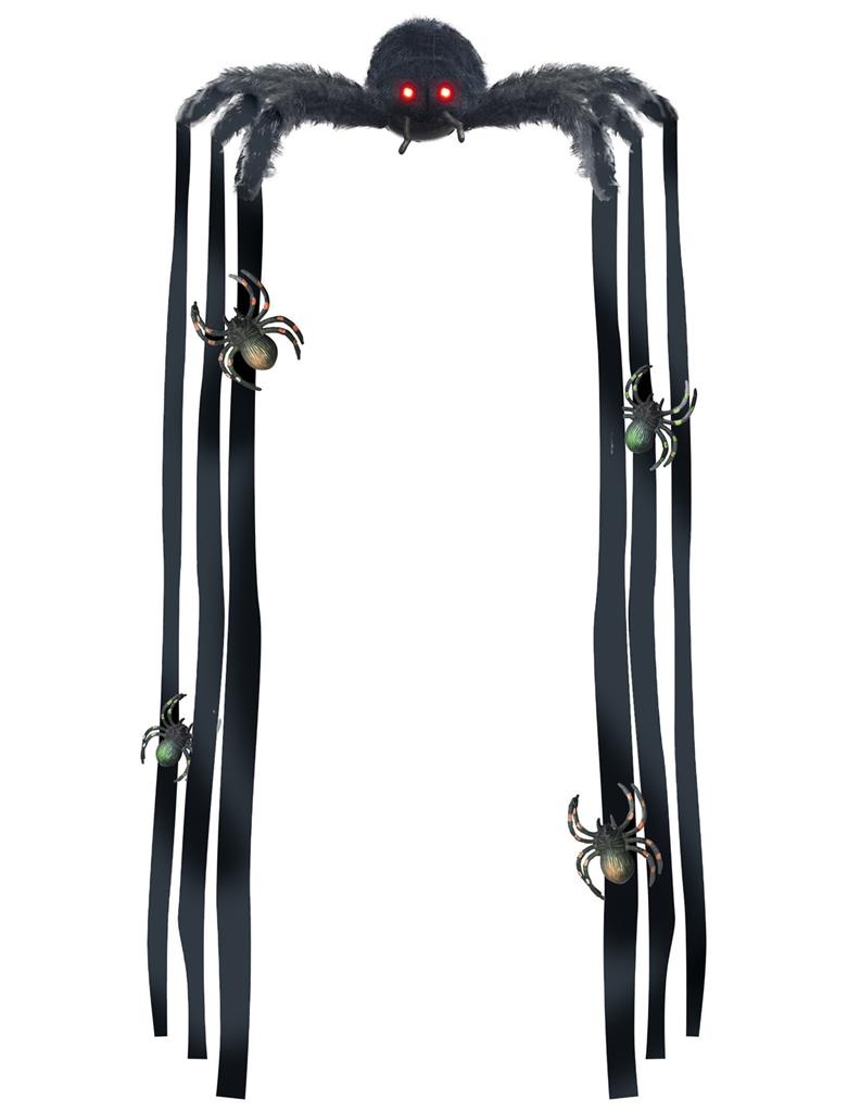 Funny Fashion Horror spider 90 cm - Halloween spider with light and sound