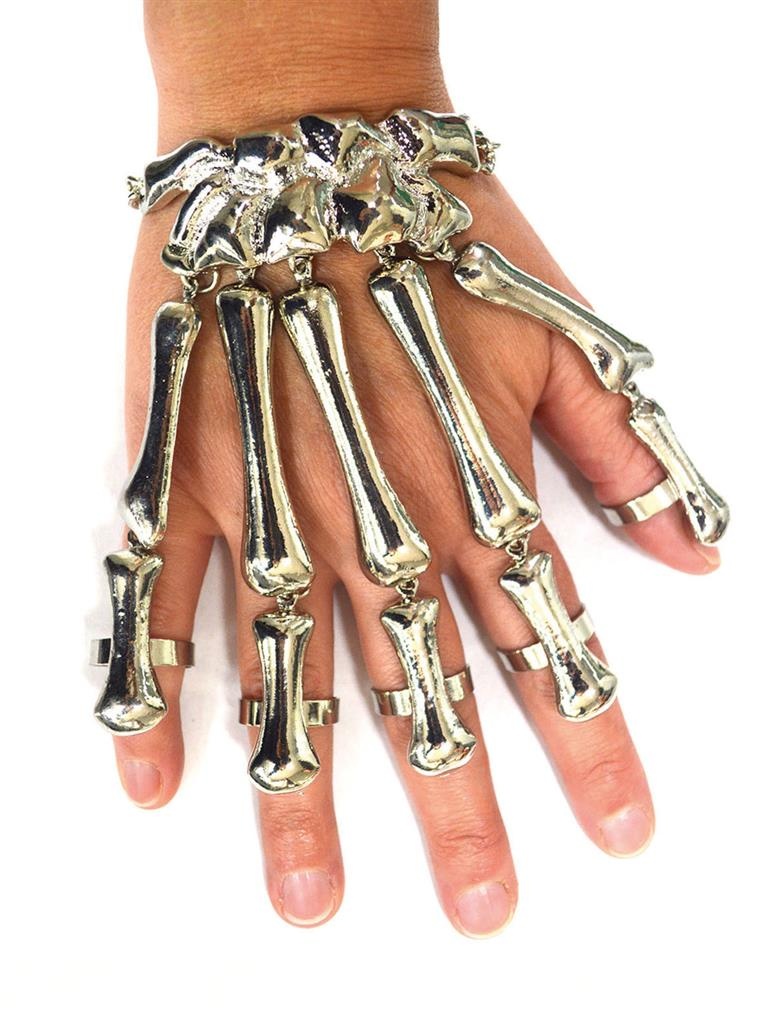 Funny Fashion Bracelet effrayant - Bracelet avec main de squelette