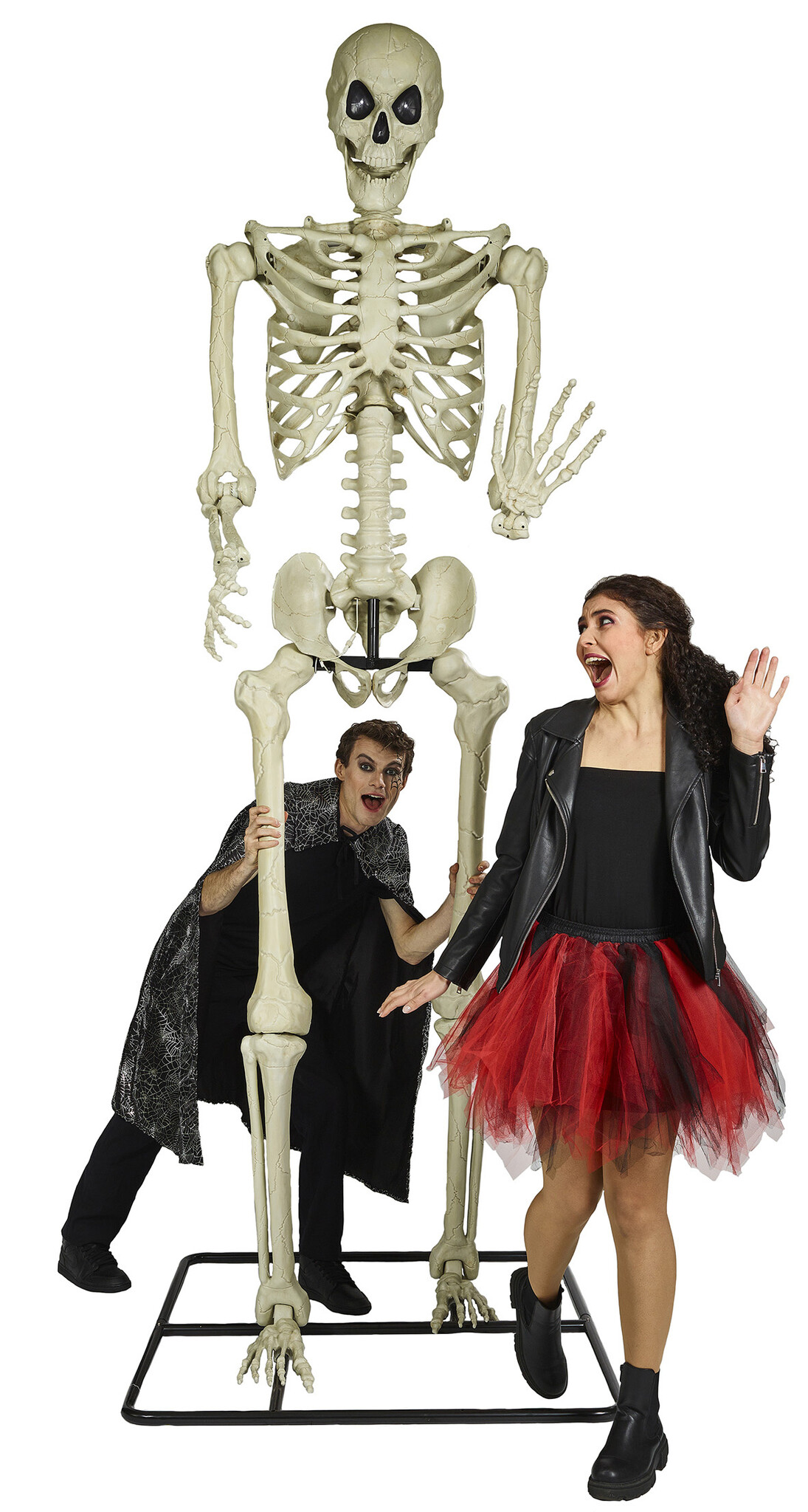 Partyline Grand squelette d'Halloween de 320 cm avec yeux lumineux pour décoration