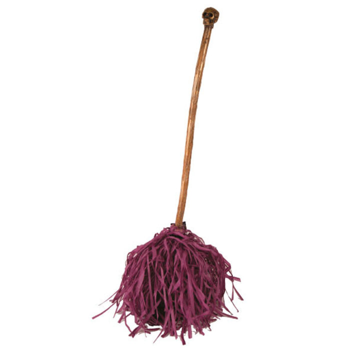 Partyline Halloween Witches Broom 92 cm - Moving Witches Broom with Light and Sound
