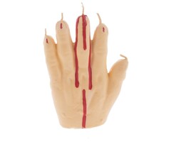 Funny Fashion Bleeding Hand Candle with Five Wicks