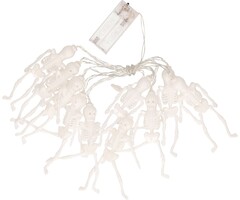 Funny Fashion LED Lichtslinger met Skeletten - 165 cm