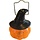 Bougie citrouille LED avec chapeau de sorcière - Bougie LED lumineuse Halloween