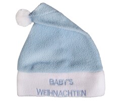 Santa Magix Santa hat light blue for baby