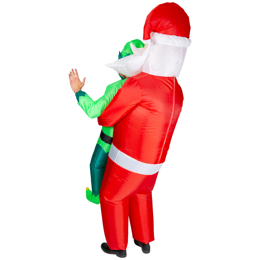 Wicked Costumes Costume gonflable Carry Me® Père Noël - Costume Carry me elfe/Père Noël