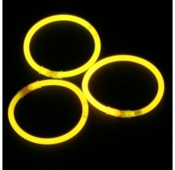 Breaklight.be Yellow glow bracelets