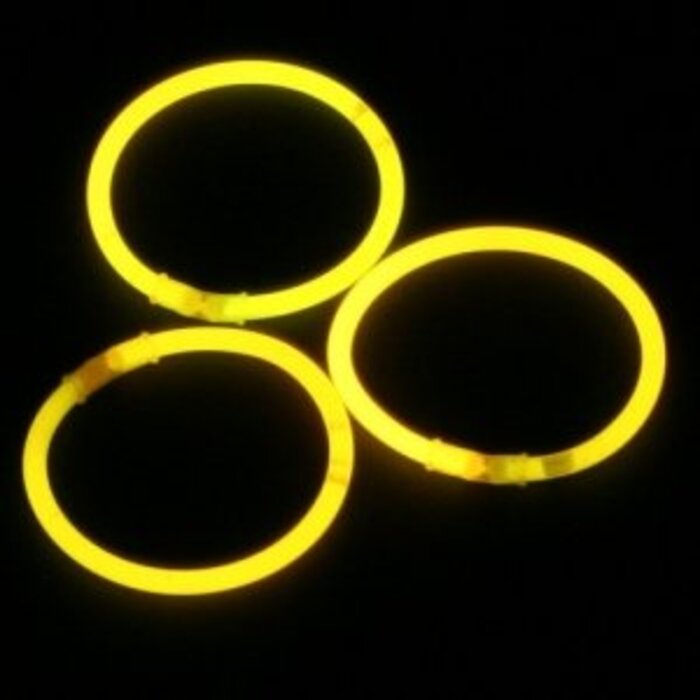 Breaklight.be Gele glow armbanden