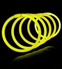 Breaklight.be Gele glow armbanden