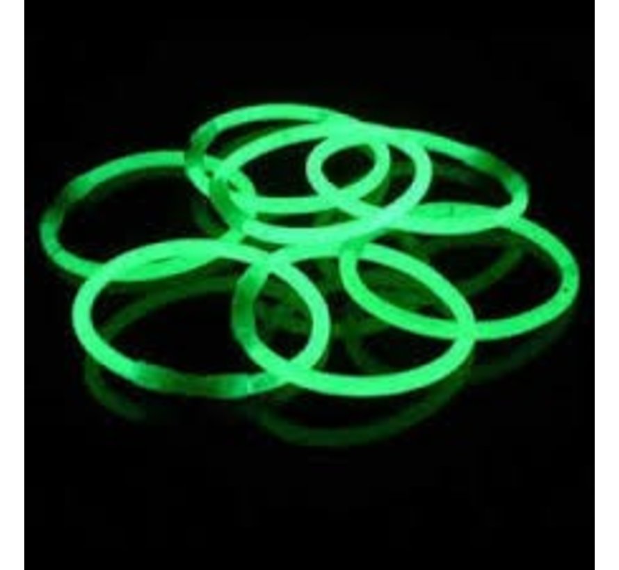 Groene glow armbanden