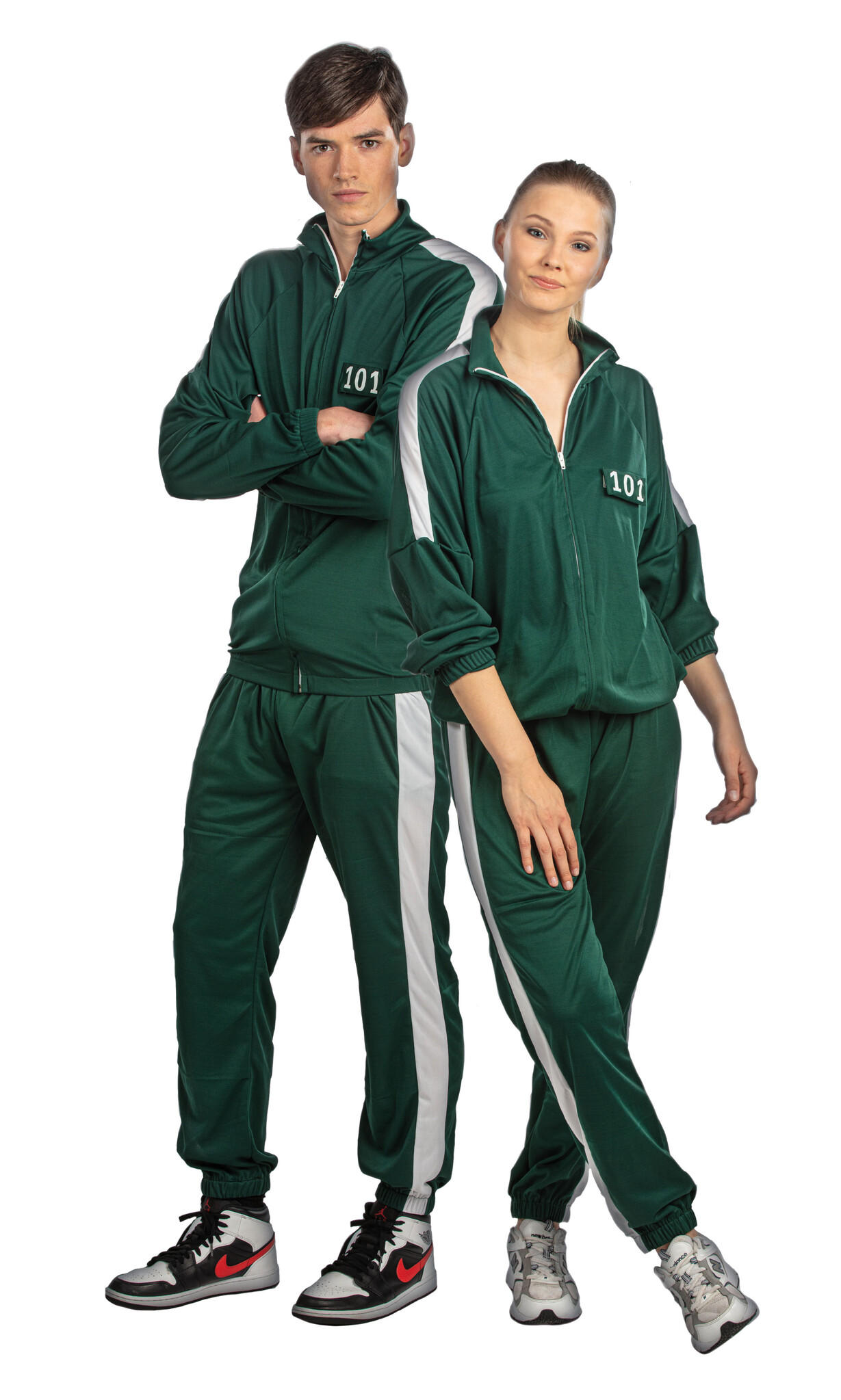 Partyline Squid Game Player Training Suit - Green Training with Squid Game Participant Number