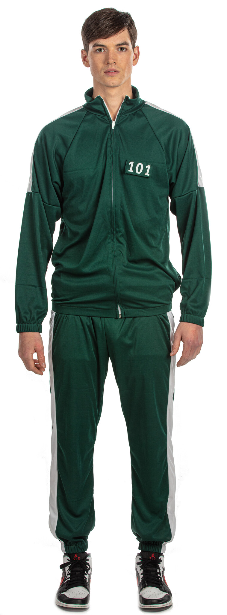 Partyline Squid Game Player Training Suit - Green Training with Squid Game Participant Number