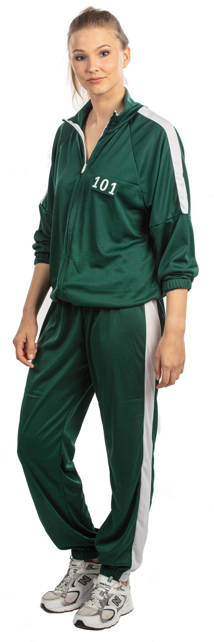 Partyline Squid Game Player Training Suit - Green Training with Squid Game Participant Number