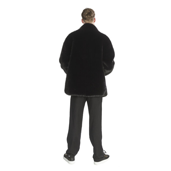 Partyline Carnival Fur Coat for Men - Black Carnival Vest