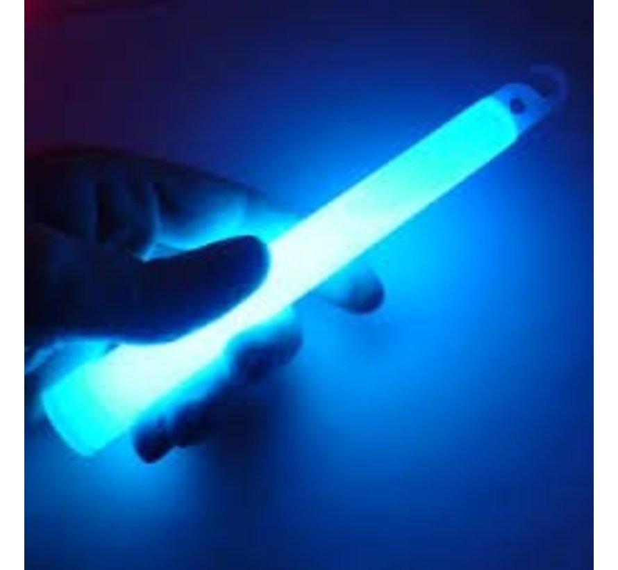 6" Glow Stick Blauw