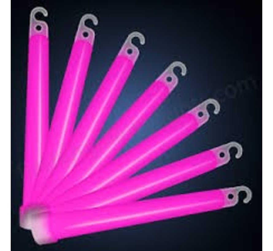 6" Glow Stick Hot Pink