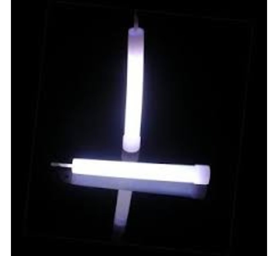 6" Glow Stick White