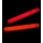 1 1/2 Mini Glow stick Rood
