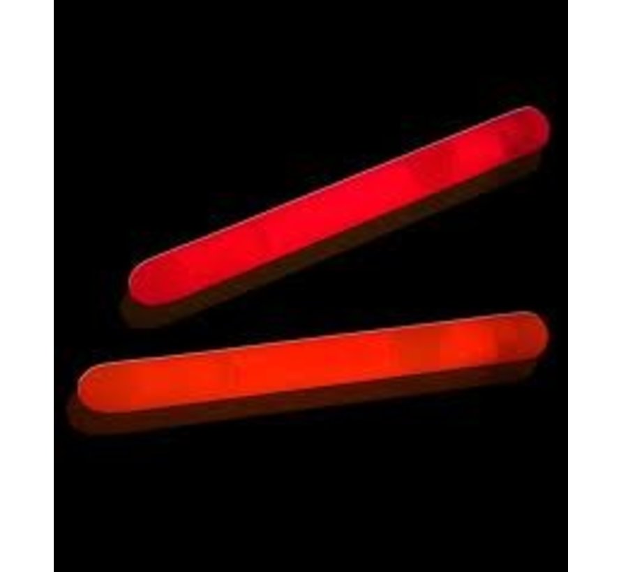 1 1/2 Mini Glow stick Rood