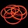 22" Glow Necklaces Red