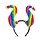 Diadem with rainbow horns - Diadem with devil horns