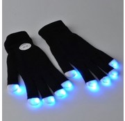 Breaklight.be Led Handschoenen ( zwart ) - Lichtgevende handschoenen
