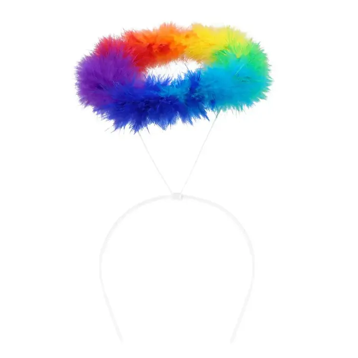 Boland Regenboog Engelenset – Diadeem Halo & Vleugels voor Pride, Carnaval of Festival
