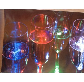 Breaklight.be Deluxe Led Champagne glazen ( set4 )