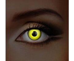 Eyecatcher Lentilles Jaunes UV – Lentilles Hebdomadaires Halloween