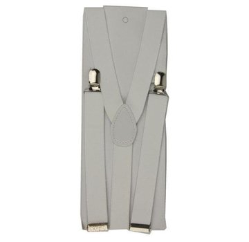 Partyline White Suspenders