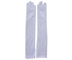 Partyline Witte lange handschoenen