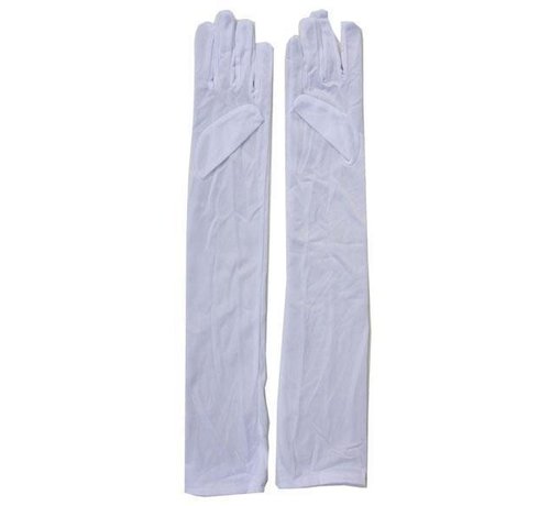 Partyline White Long Gloves Long 55 cm