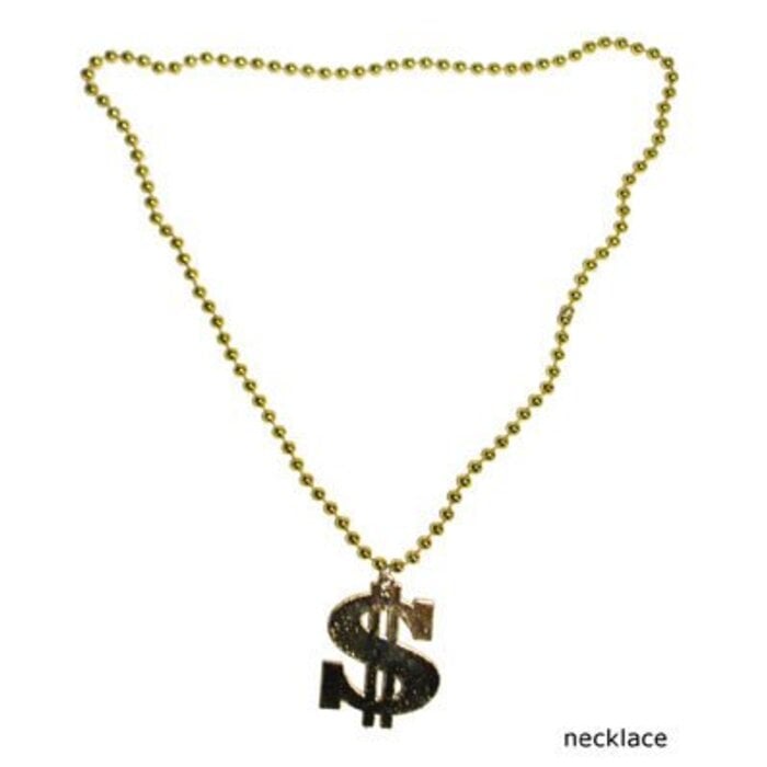Funny Fashion Dollar Halsketting